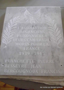 plaque funéraire