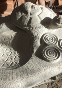 sculpture abreuvoir a oiseau