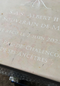 gravure prince albert II de Monaco